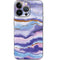 Blue Violet Watercolor Geode iPhone 14 Pro Skin